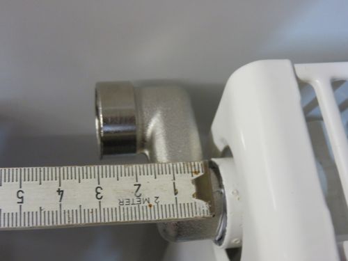Heizkörperanschluss Versatz 50 mm